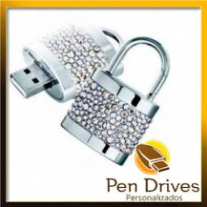 Pen Drive Cadeado Feminino